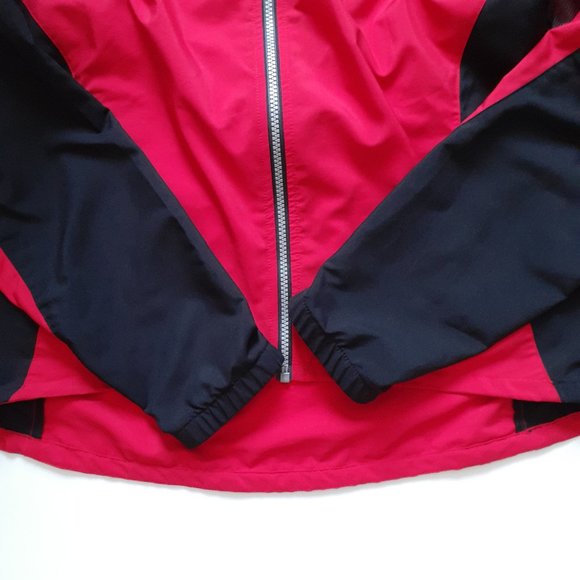 shebeest Full Zip Cycling Jacket Red Black Size L - Picture 9 of 11
